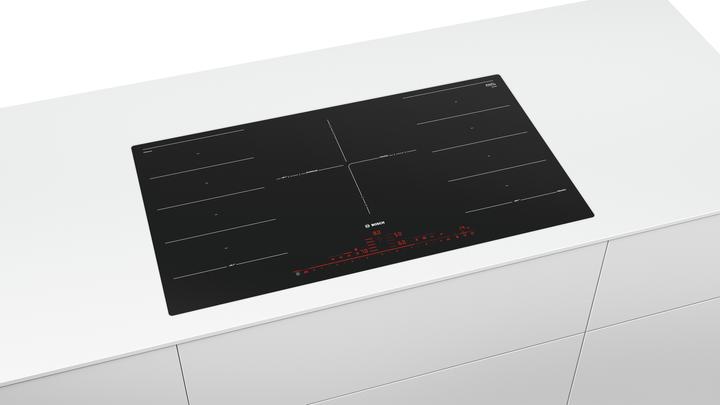 Image du produit Bosch Hausgeräte PXV901DV1E Serie 8 Induktionskochfeld 90 cm Schwarz