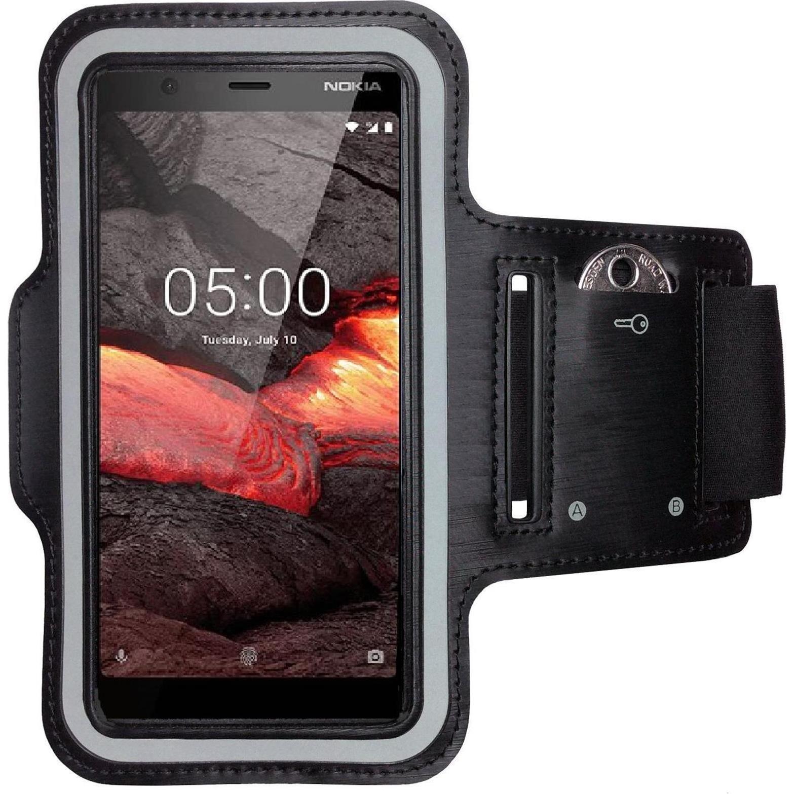 Thumbnail - CoverKingz Sportarmband für Nokia 5.1, Smartphone Sportarmband, Schwarz