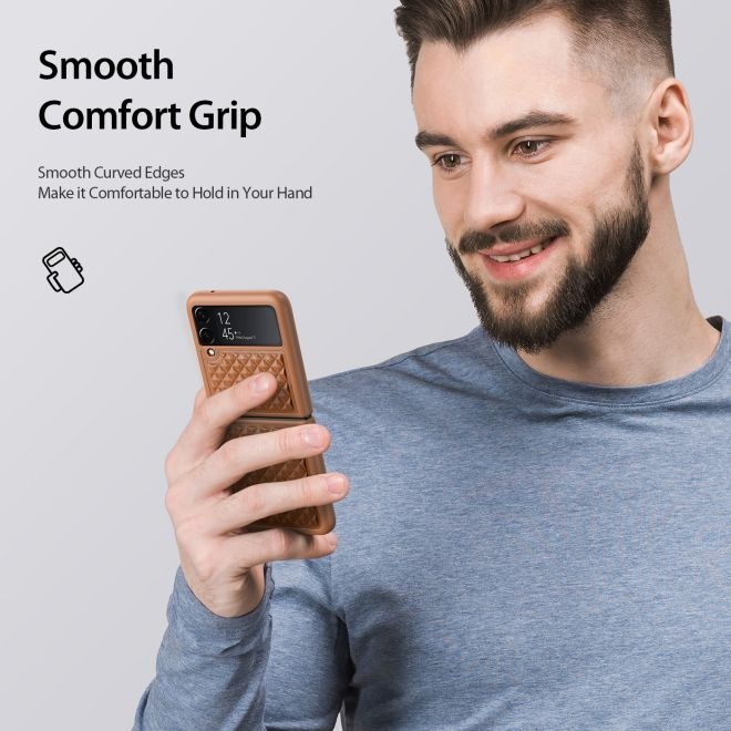 Produktbild Dux Ducis Venice Series Echtleder Case (Samsung Galaxy Z Flip4)