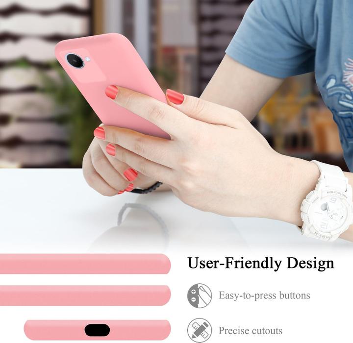 Actual product image Cadorabo TPU Liquid Silicone Case Cover for Realme C30 / Narzo 50i PRIME (Realme Narzo 50i Prime, Nokia C30)