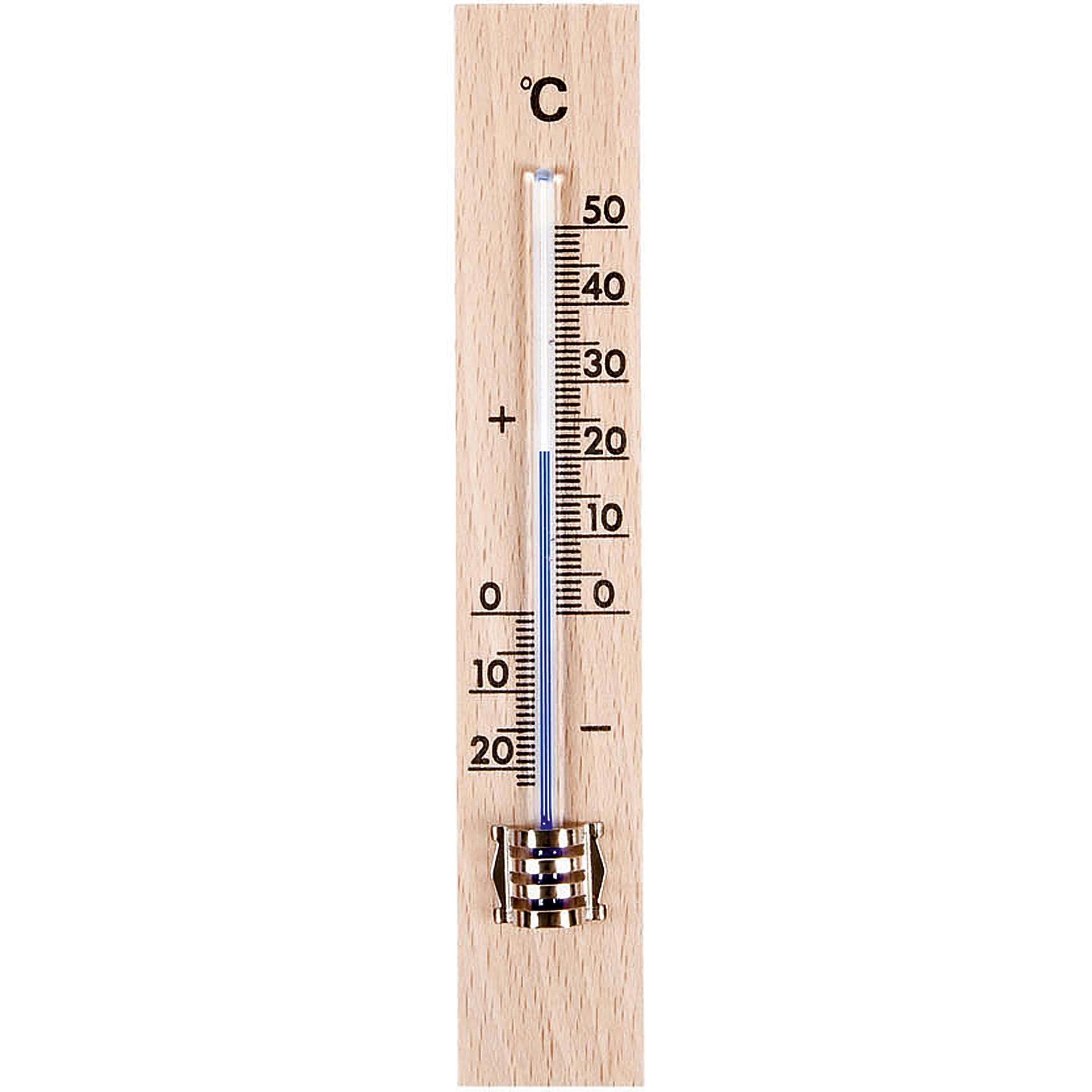 10x TFA Innenthermometer, Thermometer + Hygrometer, Braun