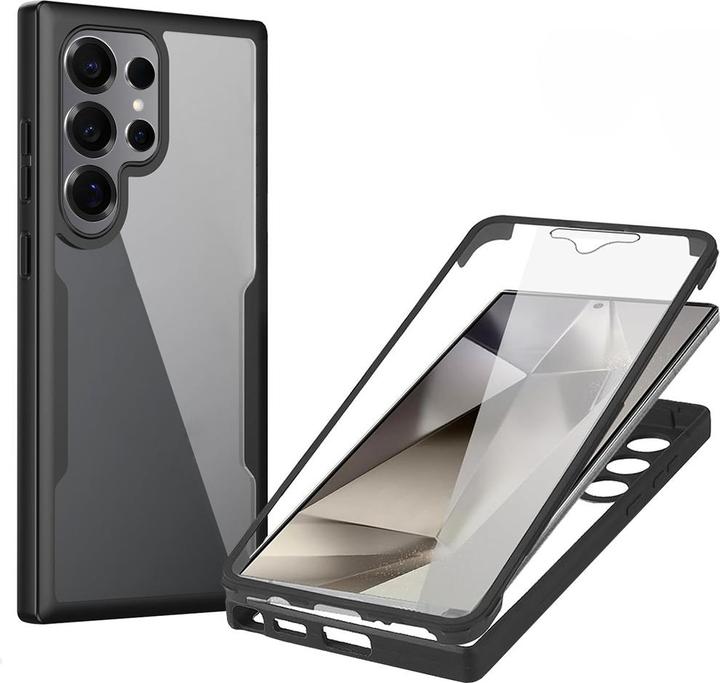 Image du produit Techsuit - ColorVerse 360 Series + Screen Protector - Samsung Galaxy S25 Ultra - Black (Samsung Galaxy S25 Ultra)