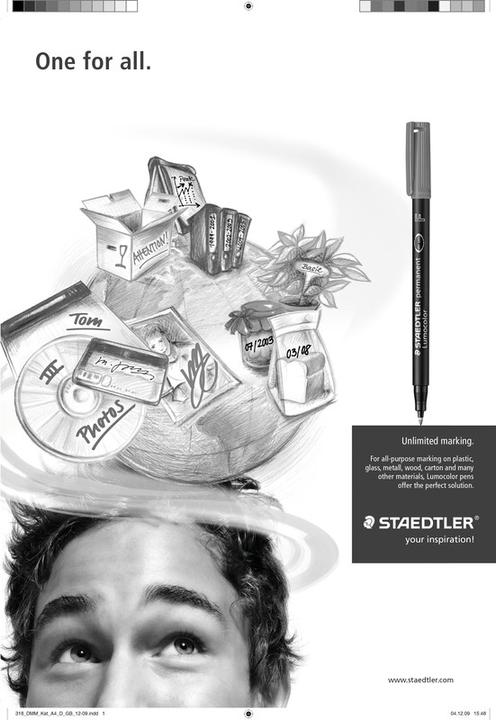 Immagine prodotto Staedtler Lumocolor (Rosso, 0.60 mm, 1 x)