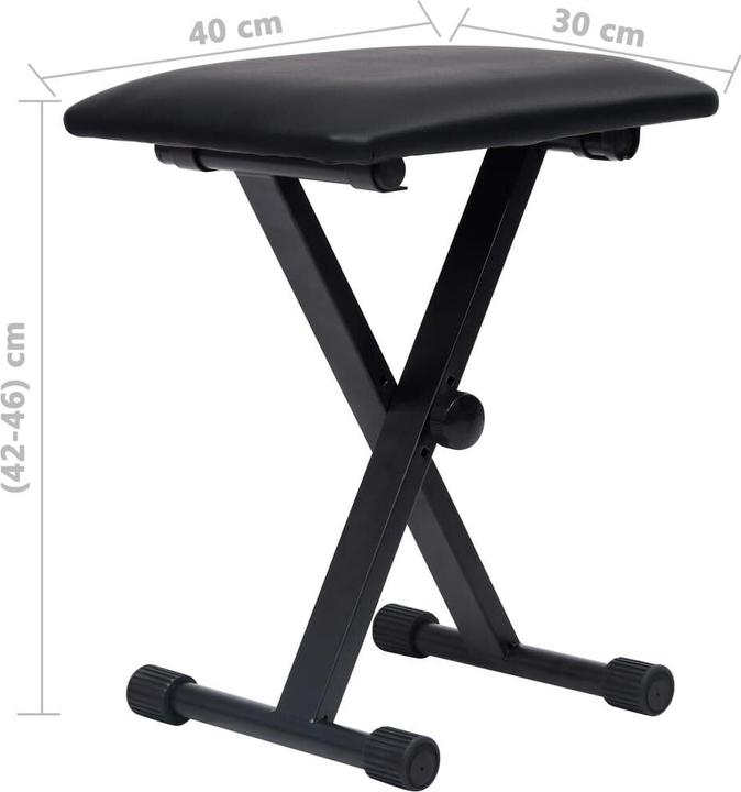 Produktbild vidaXL Keyboardständer und Hocker (Keyboard)