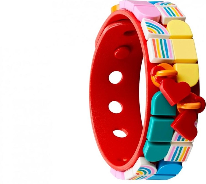 Produktbild LEGO Regenbogen Armband mit Anhängern (41953, LEGO Dots)