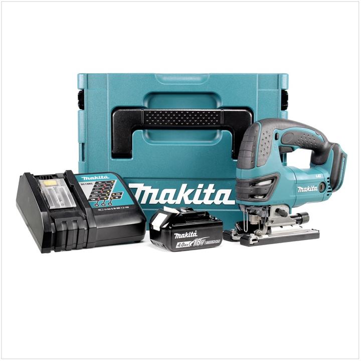 Produktbild Makita DJV 180 RM1J Akku Stichsäge 18V + 1x Akku 4,0Ah + Ladegerät + Makpac