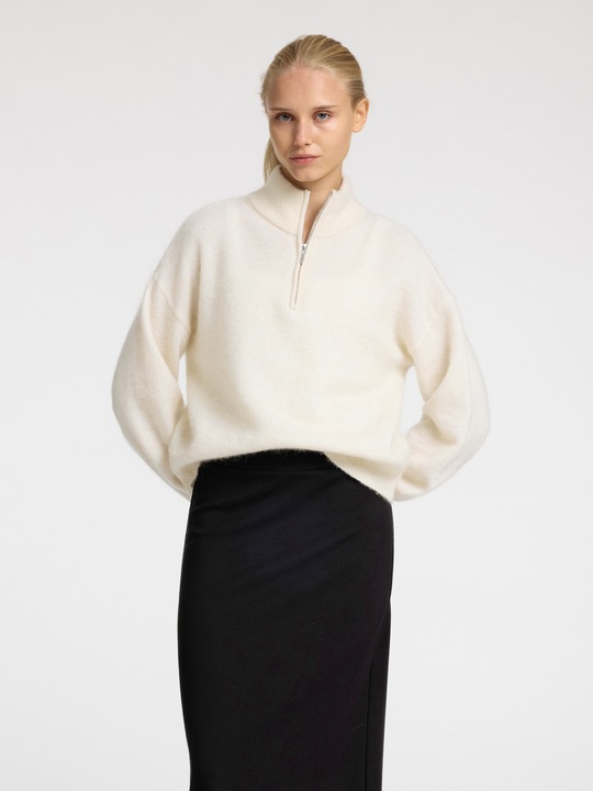 Actual product image Selected Femme Long sleeve half-zip jumper (XL)