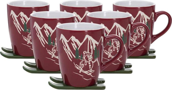 Produktbild Ritzenhoff & Breker Aspen Kaffeebecher auf Ski (340 ml, 6x)