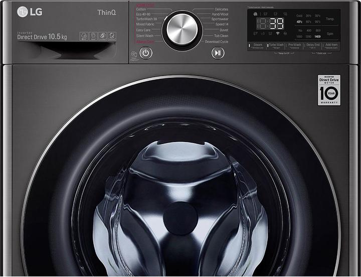 Actual product image LG WASHING MACHINE F4WV910P2SE (10.50 kg, Left)