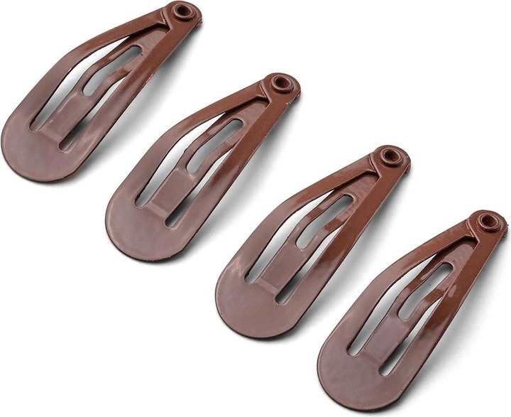 Produktbild DailyGo Haarspange Click Clack metall 3 cm, braun