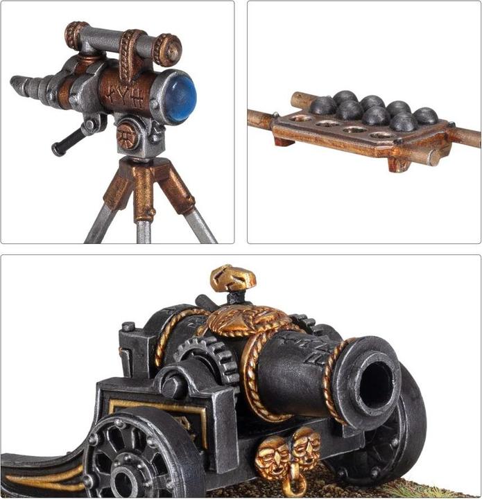 Image du produit Games Workshop Warhammer ToW - La montagne de Dwarfen porte Canon & Canon Orgue (Matières plastiques)