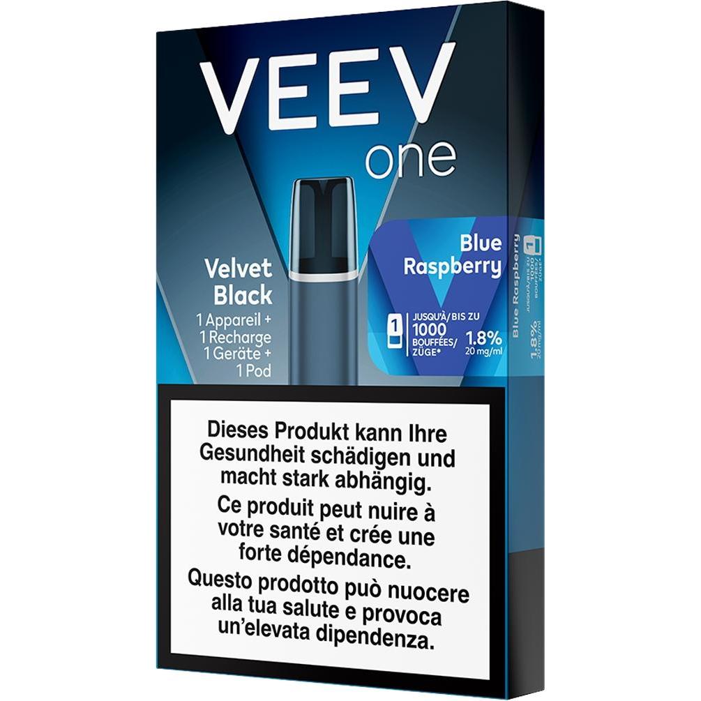 VEEV ONE VELVET BLACK Starter kit Blue Raspberry - acquista su Galaxus