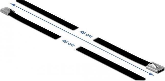 Immagine prodotto Delock Fascette di cablaggio in acciaio inox 400x7,9 10 pz. (Fascette in plastica, 400 mm, 10 pz.)