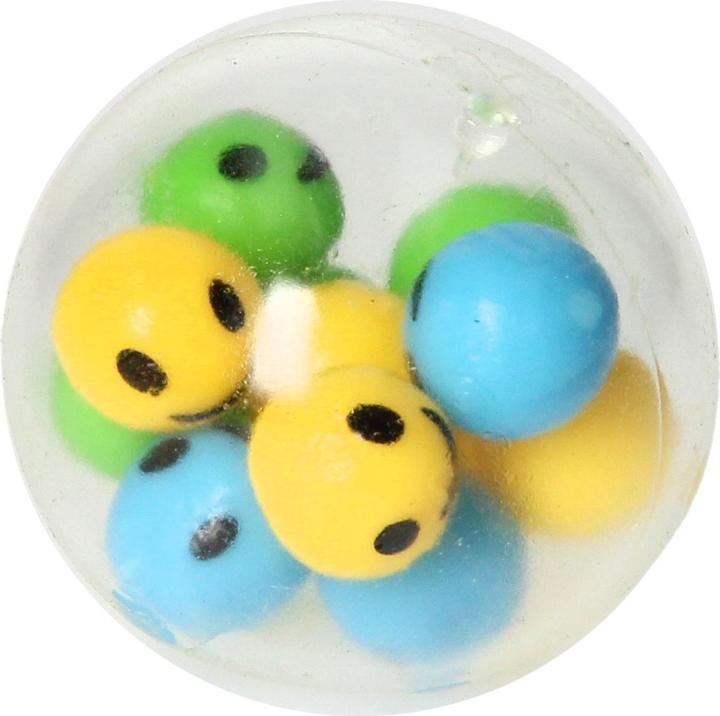Toi-Toys Lustiger Quetschball, gefüllt mit Smiley-Kugeln