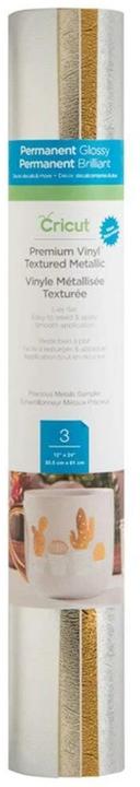 Produktbild Cricut Vinylfolie Premium Textured Metallic Sampler (1 x)