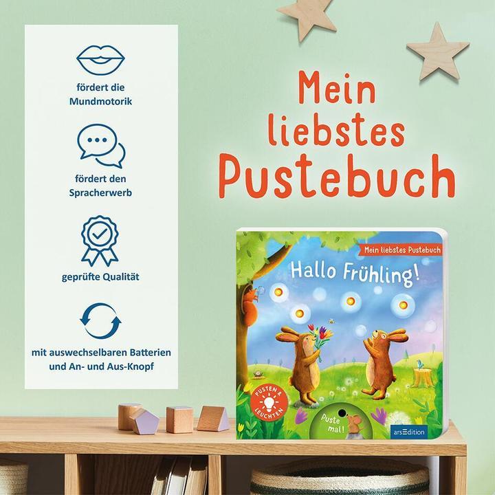 Produktbild Mein liebstes Pustebuch – Hallo Frühling! (Deutsch, Aleksandra Szmidt, Maria Höck, 2024)