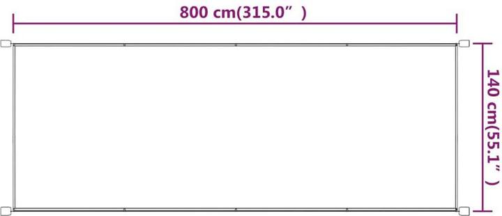 Produktbild vidaXL Senkrechtmarkise (1.40 m)
