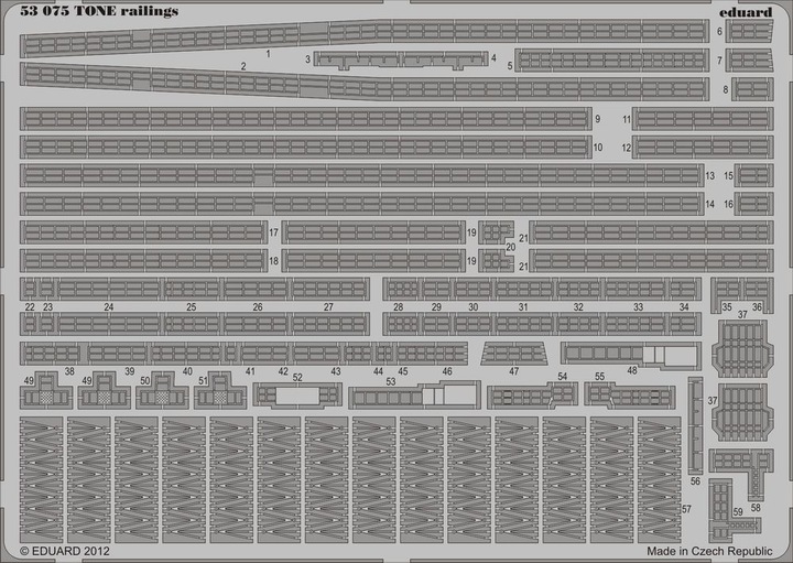 Eduard TONE railings for Tamiya