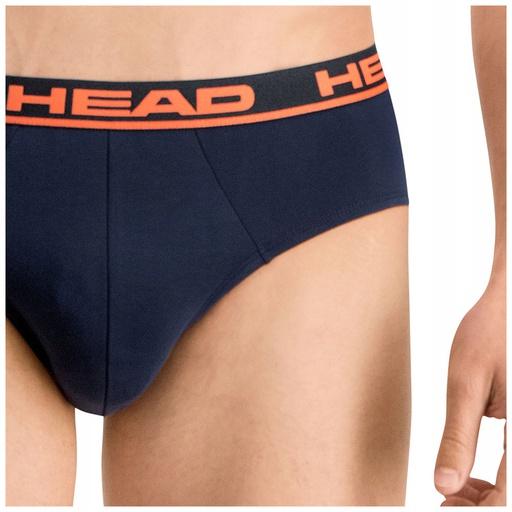 Thumbnail - Head, Herren, Unterhosen, Slip Casual Stretch, Blau, (L, 2er Pack)