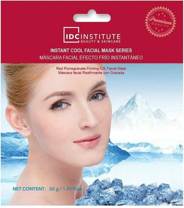 Produktbild IDC Institute Straffende Gesichtsmaske Kälteeffekt Granatapfel