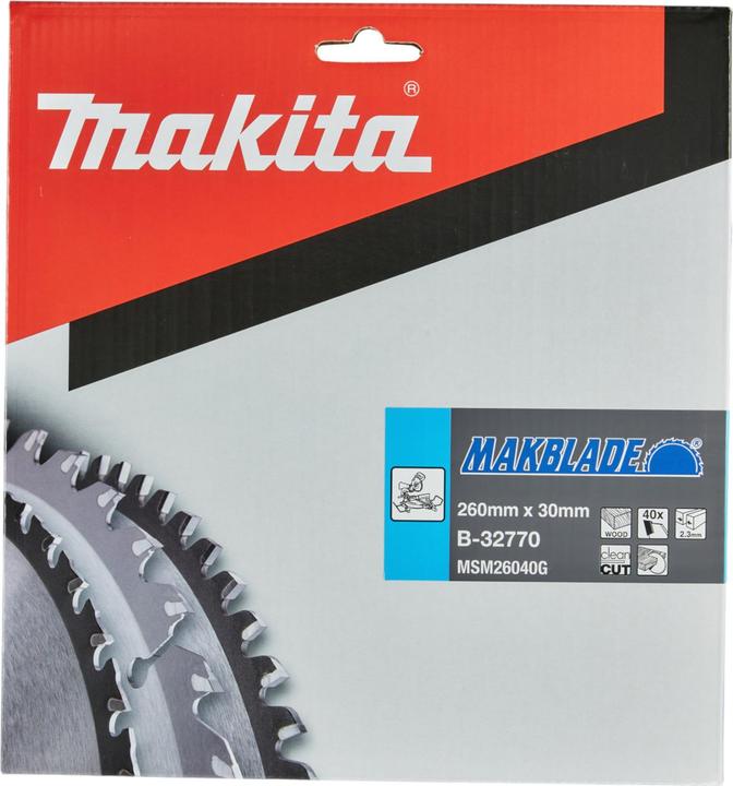 Produktbild Makita Kreissäge 260x30x 40 Zähne