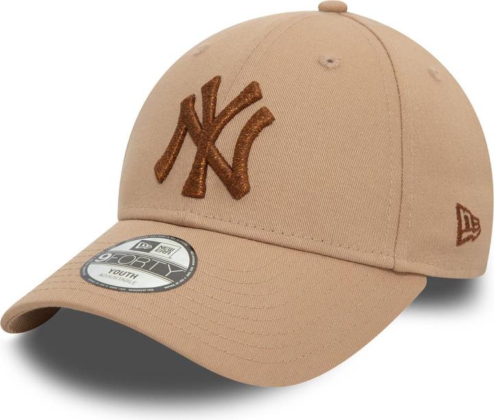 Produktbild New Era 9Forty Kinder Cap - METALLIC NY Yankees beige Child (52, 53, 54)