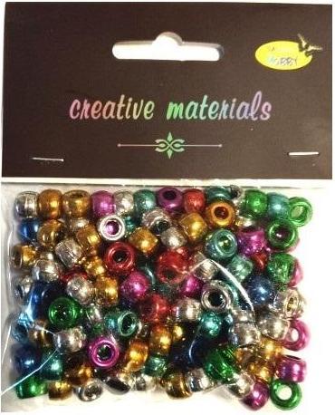 Produktbild Andy Metallperlen 6 mm 36 g 150 Stück MIX