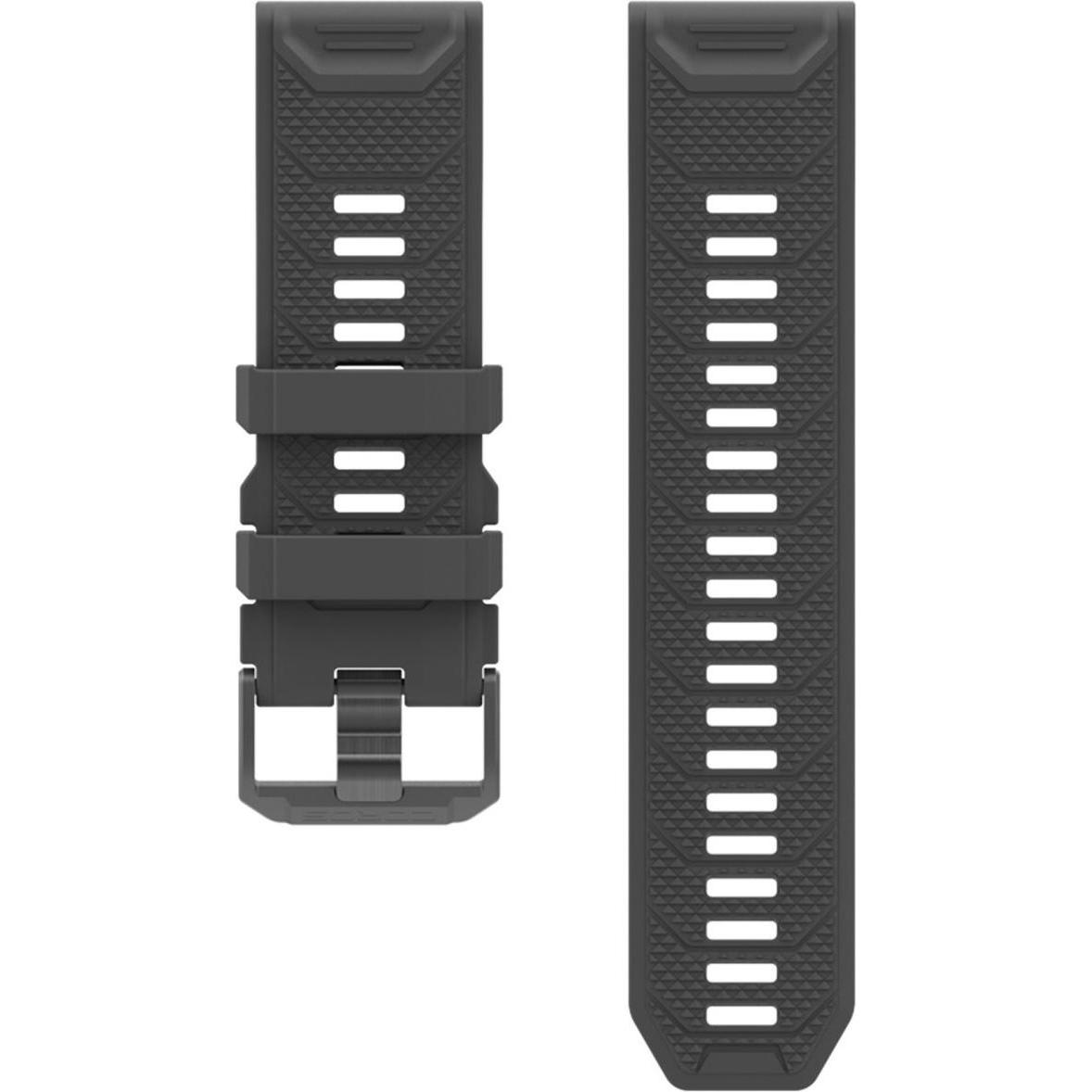 Coros Cinturino VERTIX 2 (26 mm, Silicone), Cinturini per orologi, Nero