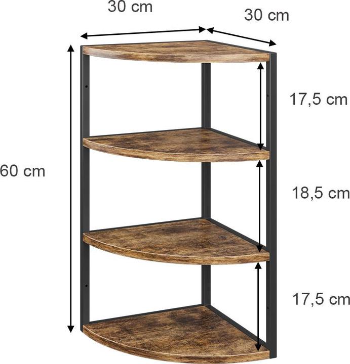 Actual product image Vicco Fyrk (30 x 30 x 60 cm)