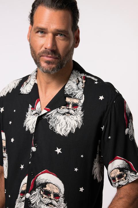 Produktbild JP1880 JP 1880 Hemd, Halbarm, Weihnachten, Cuba-Kragen, Cuba-Fit (XL)