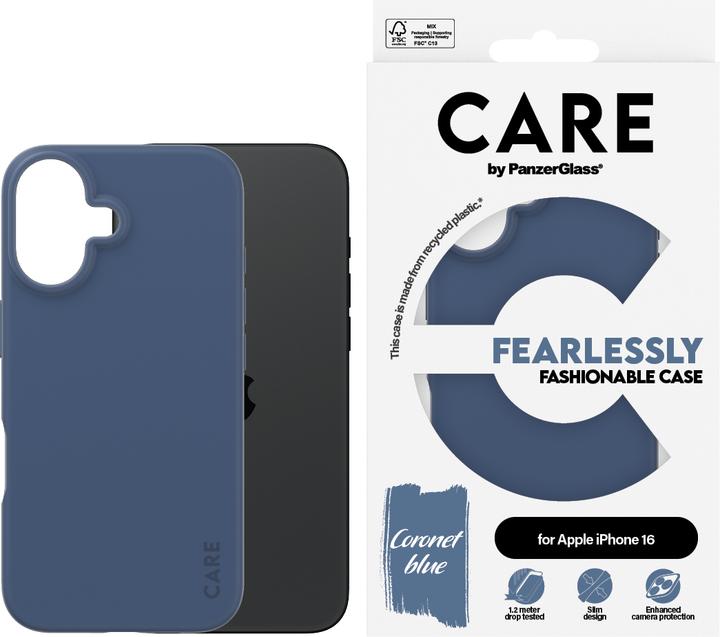 Image du produit PanzerGlass CARE by PG Blue iPhone16 6.1 (Apple iPhone 16)