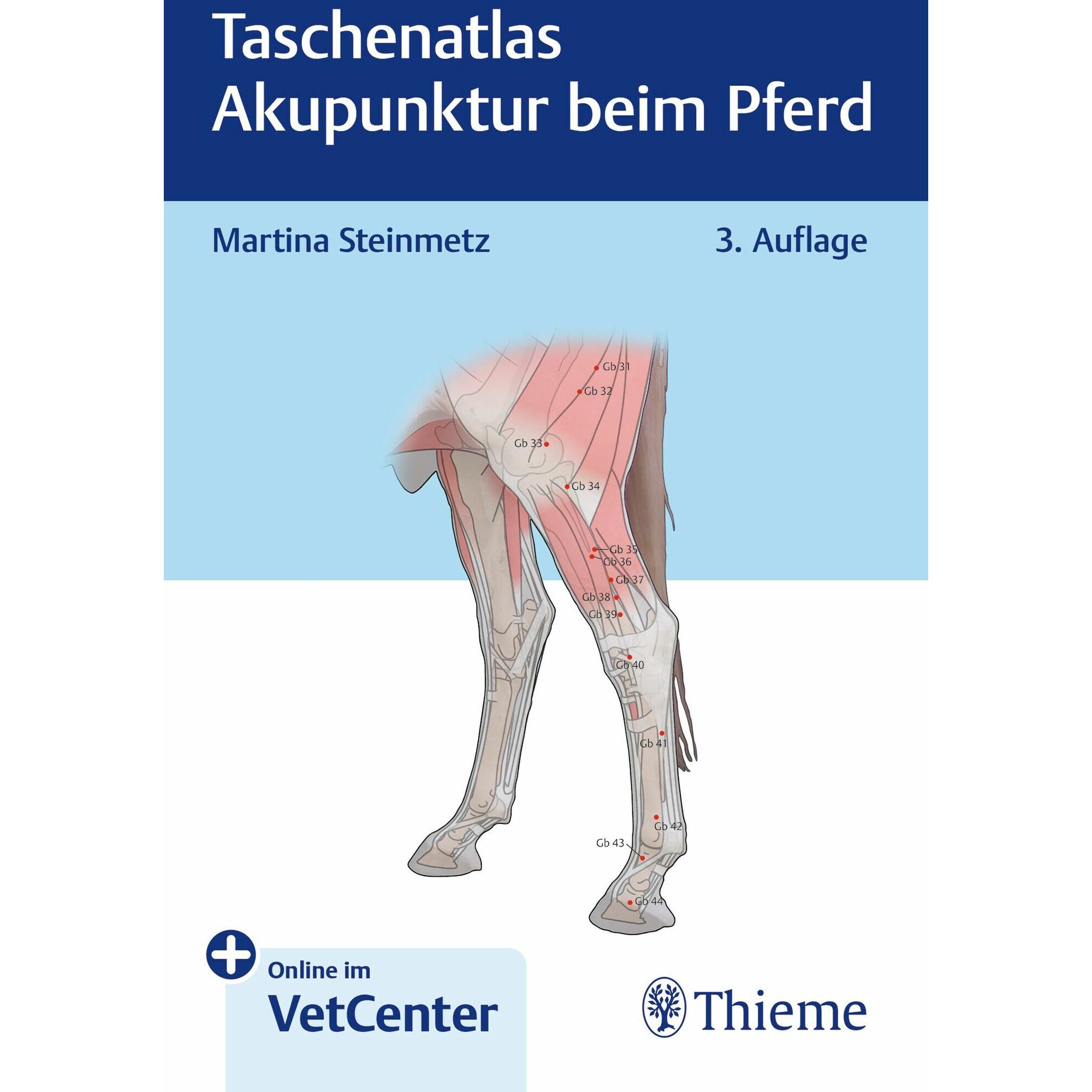 Taschenatlas Akupunktur beim Pferd, Ratgeber von Martina Steinmetz