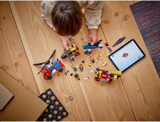 Produktbild LEGO Kombinationsset mit Hubschrauber, Löschauto und U-Boot (LEGO City)