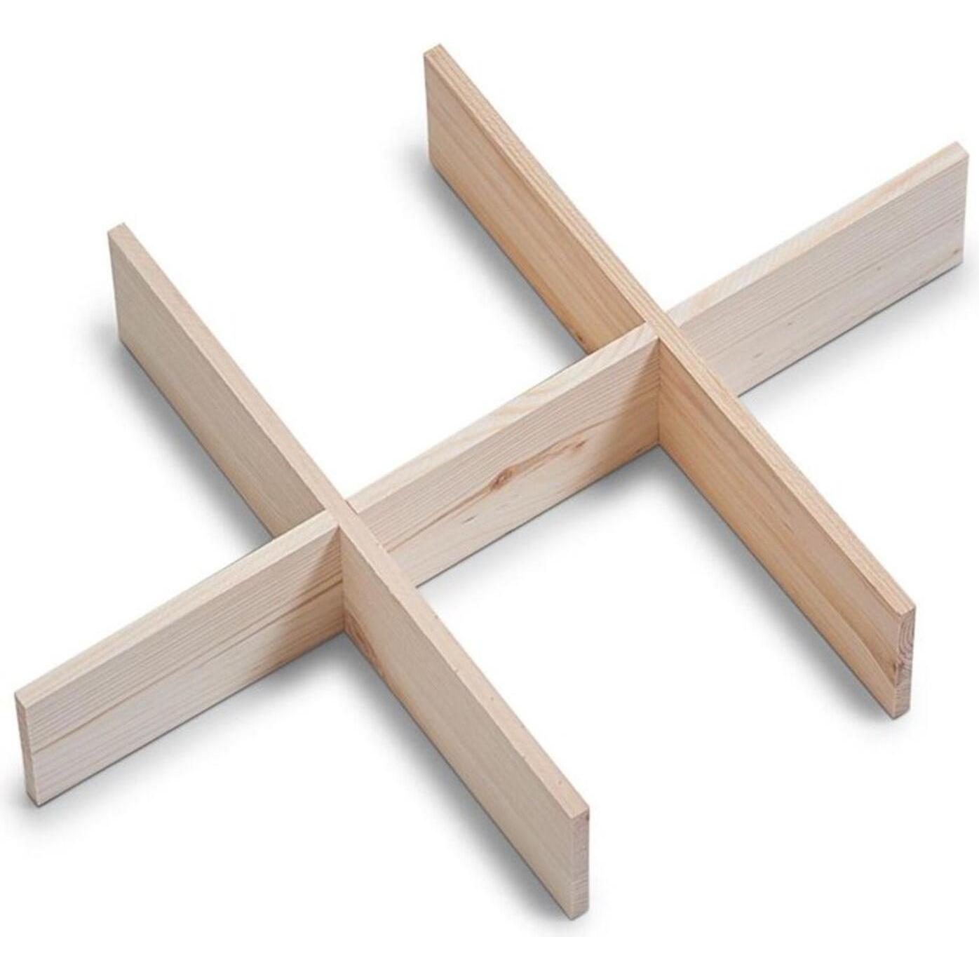 Zeller Present, Aufbewahrungsbox, Fächer-Einteilung (37 x 27 x 6.5 cm)