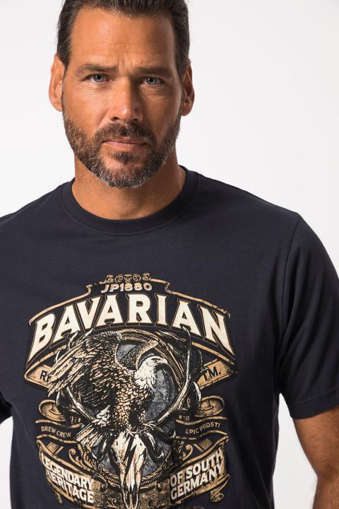 Produktbild JP1880 T-Shirt, Halbarm, Trachten-Print, Rundhals (4XL)