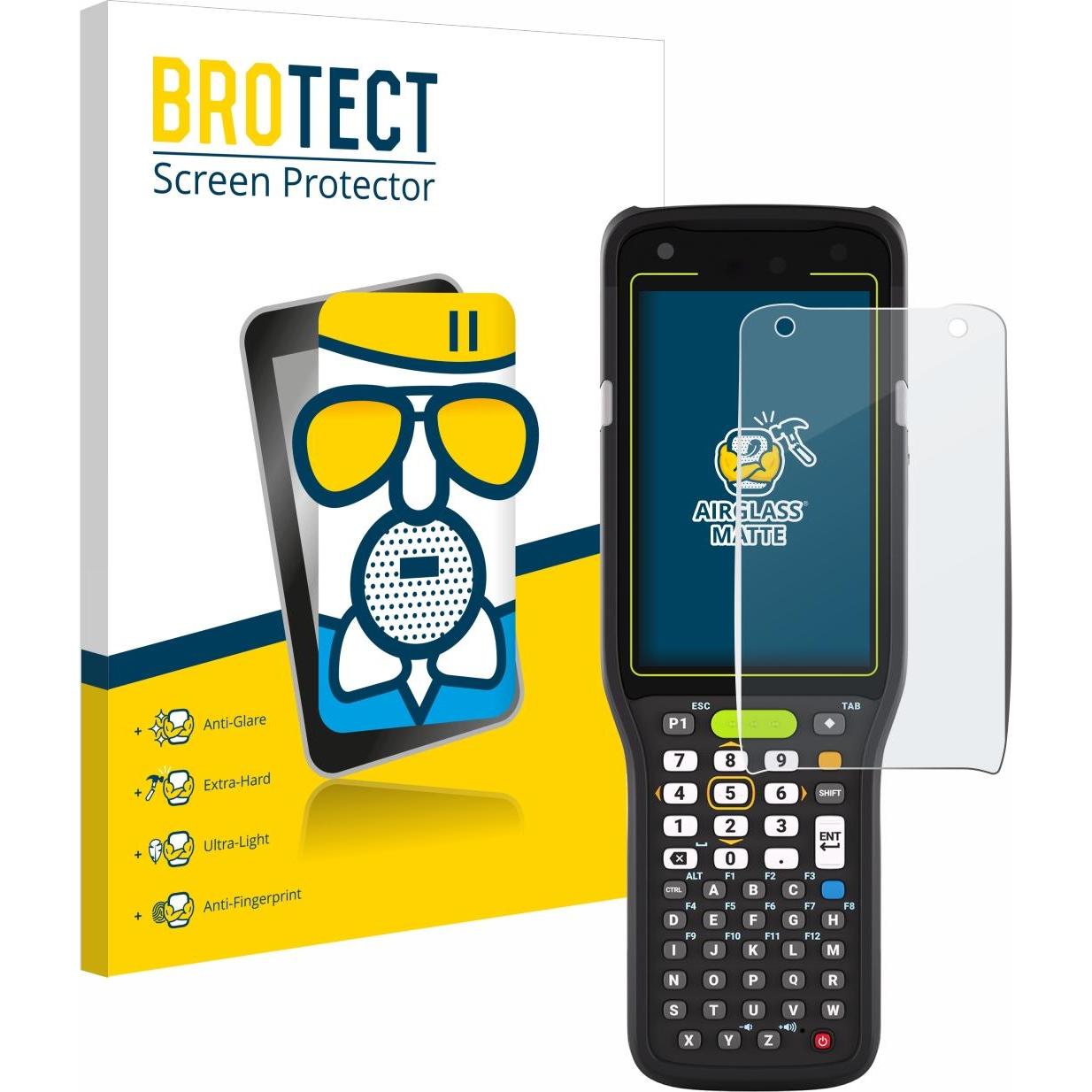 BROTECT Schutzglas Schutzfolie Displayschutz Display Schutz Glas Folie matt, Barcode-Scanner Zubehör