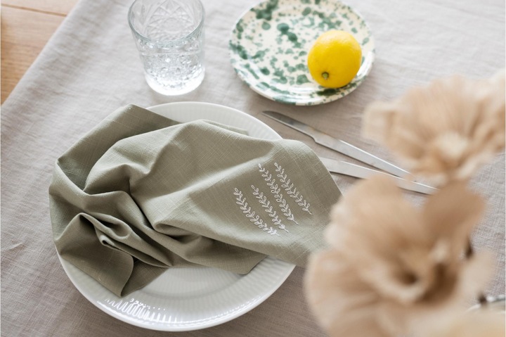 Produktbild Creativ Company Bastelset Sticken Serviette