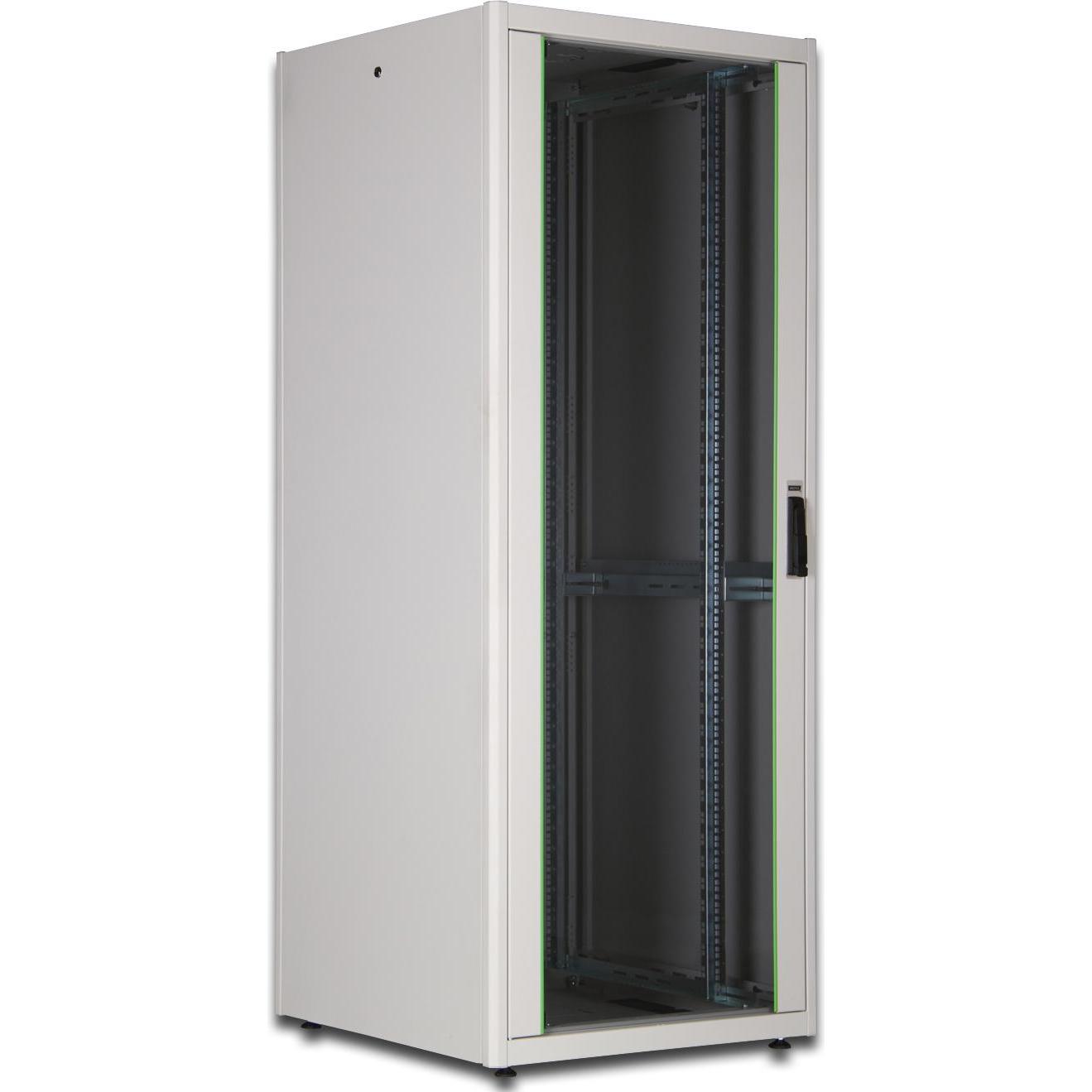 Digitus DN-19 42U 8/8-D Netzwerkschrank (42 HE, 19 Zoll Rack), Serverschrank, Grau