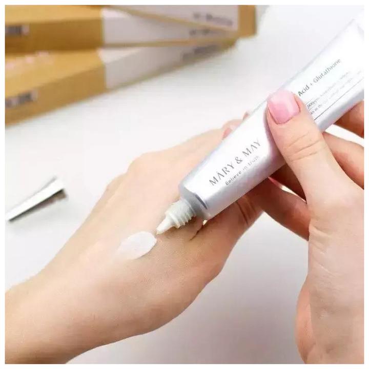 Produktbild Mary&May Tranexamsäure + Glutathion (Augenpflege Crème, 30 ml, Tag)