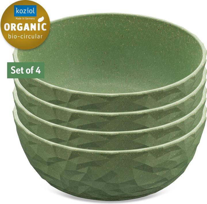 Immagine prodotto Koziol Ciotola Club 700 ml, 4 pezzi, Verde (16.20 cm, 0.70 l, 4 x)