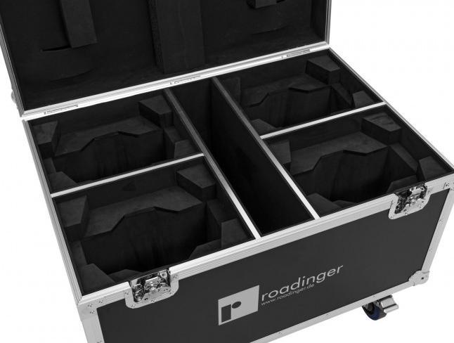 Image du produit Roadinger Flightcase 4x EYE-740 MK2 avec roulettes