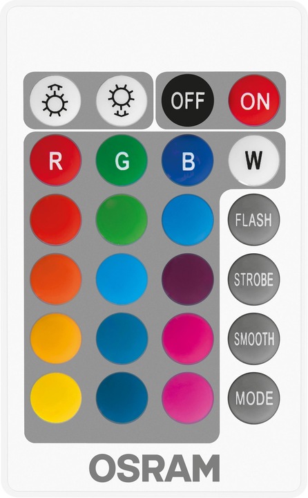 Actual product image Osram Led Retrofit Rgbw Lamps With Remote Control (E14, 40 W, 470 lm, 1 x, F)
