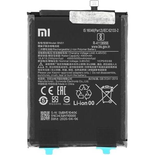 Xiaomi Li-Ionen Akku BN51 für Redmi 8 8A 46BN51W02093, Smartphone Akku