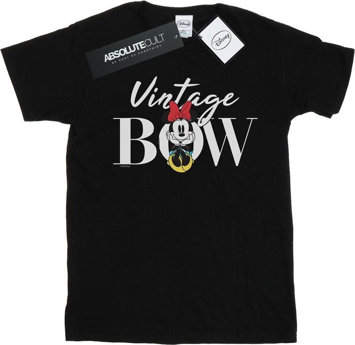 Immagine prodotto Disney Minnie Mouse Vintage Bow Maglietta Ampia Donna (XL)