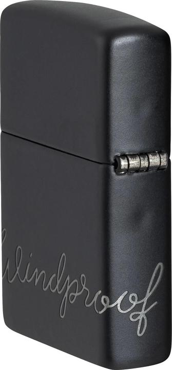 Actual product image Zippo Black Windproof