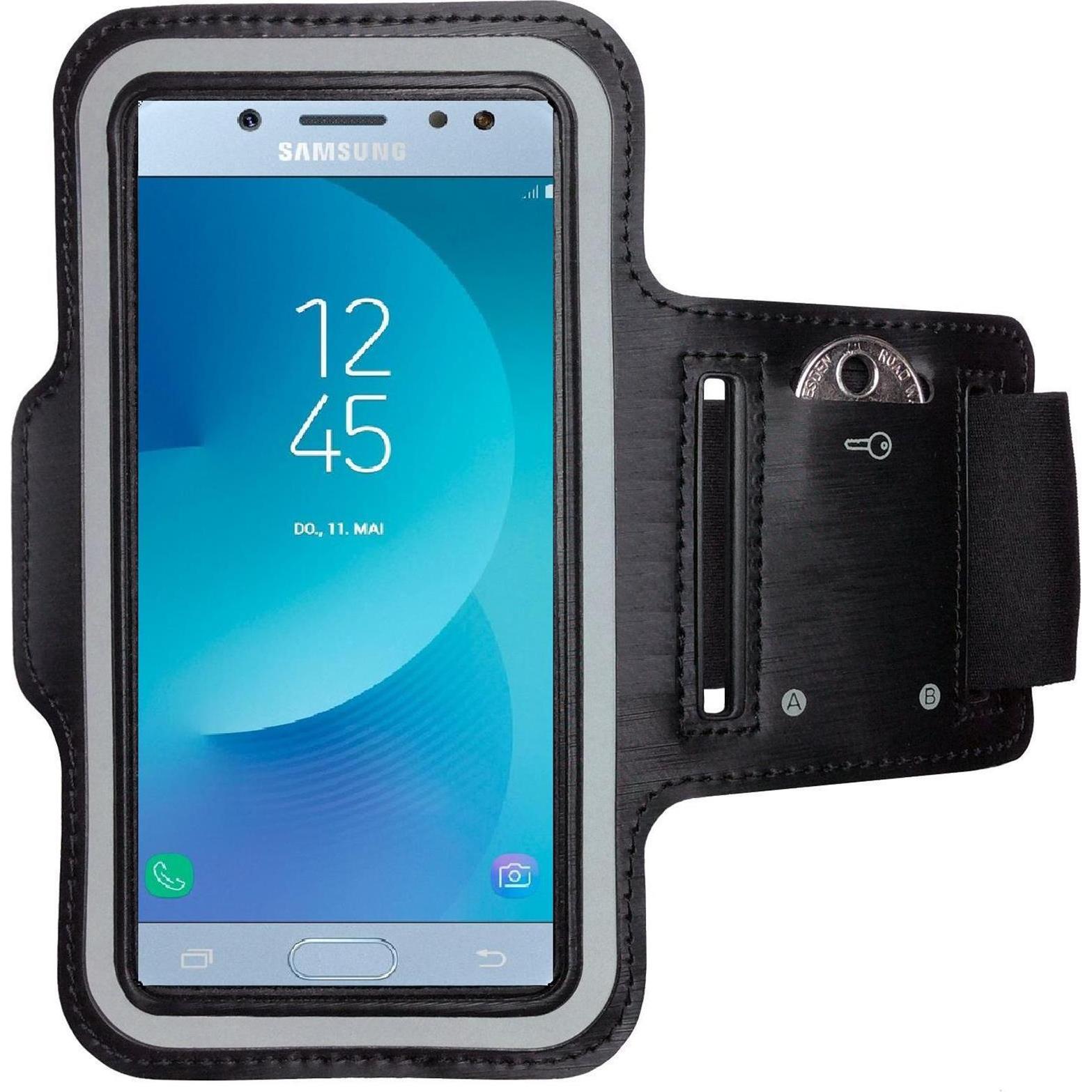 CoverKingz Sportarmband für Samsung Galaxy J5 2017, Smartphone Sportarmband, Schwarz