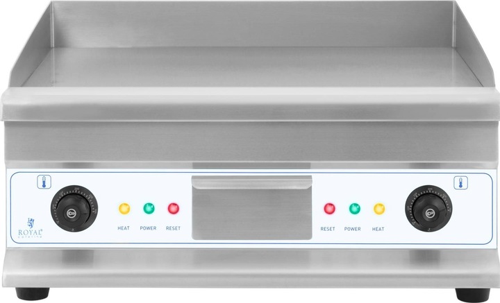 Produktbild Royal Catering Doppel Elektro Grillplatte Bräter Doppelgrill Kontaktgrill 3.200 W 60 cm lang