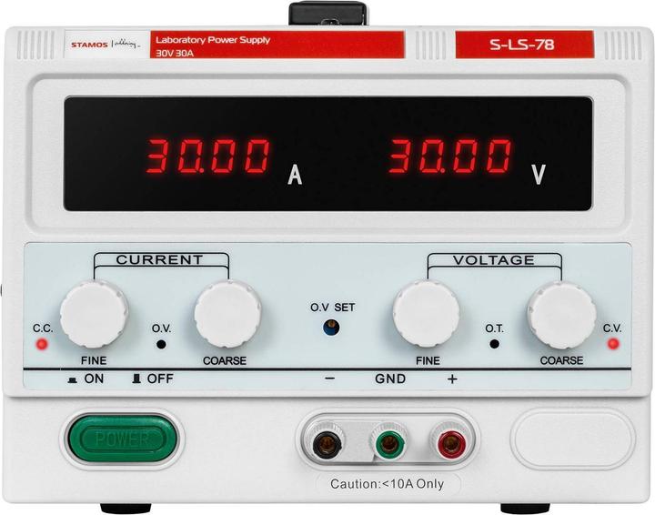 Produktbild Stamos Labornetzgerät regelbar Labornetzteil Netzgerät Netzteil Trafo 30 V 30 A DC