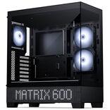Produktbild Phanteks Boitier Moyen Tour E-Atx Xt View Matrix RGB Avec Panneaux Vitrés (Noir) (E-ATX)