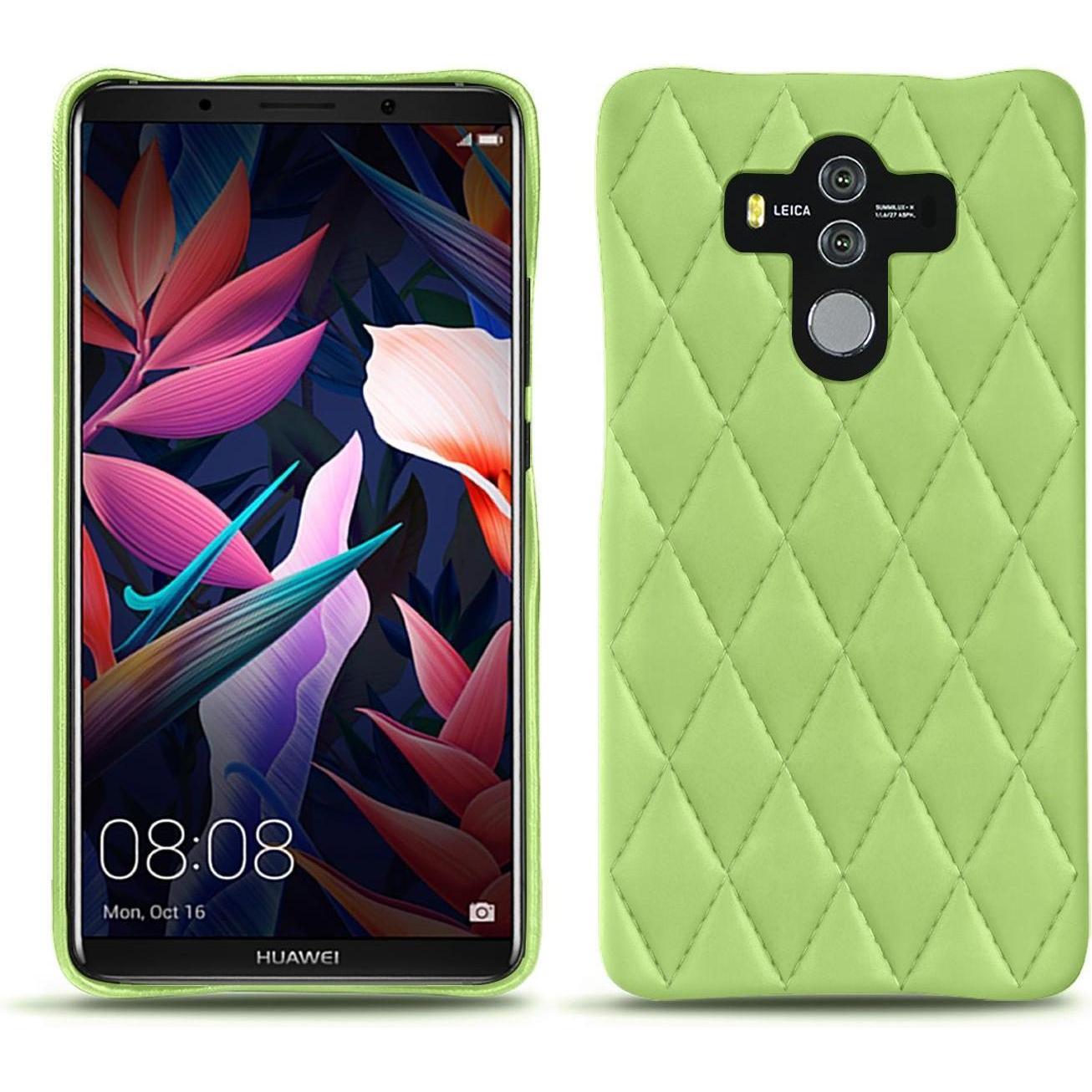 Noreve Lederschutzhülle (Huawei Mate 10 Pro), Smartphone Hülle, Grün